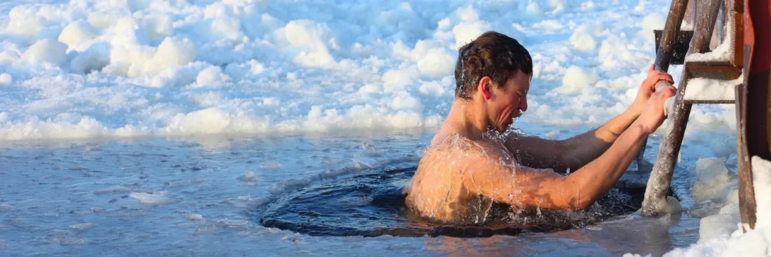 Морж в проруби клуба